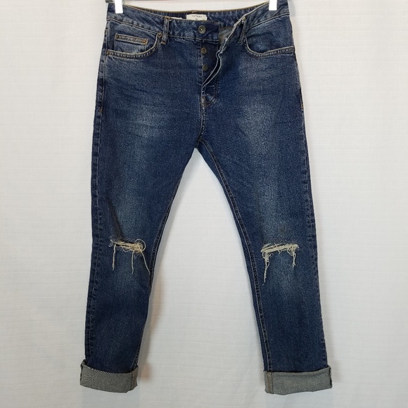Topman Other - Topman | Stretch Slim Ripped Knees Jeans 30